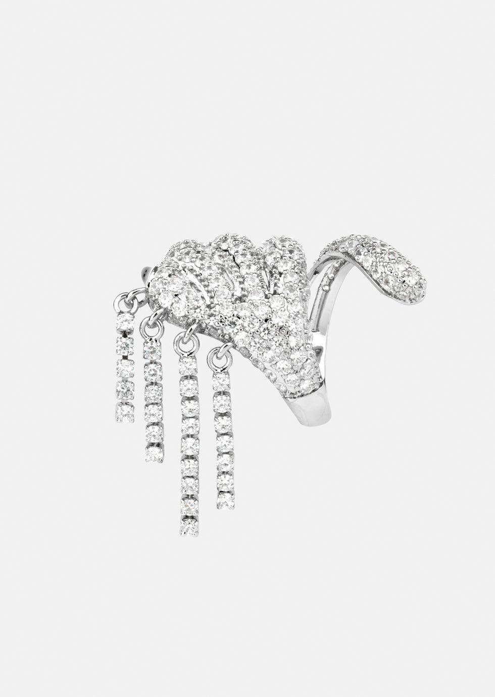 PAVE CLAW RING