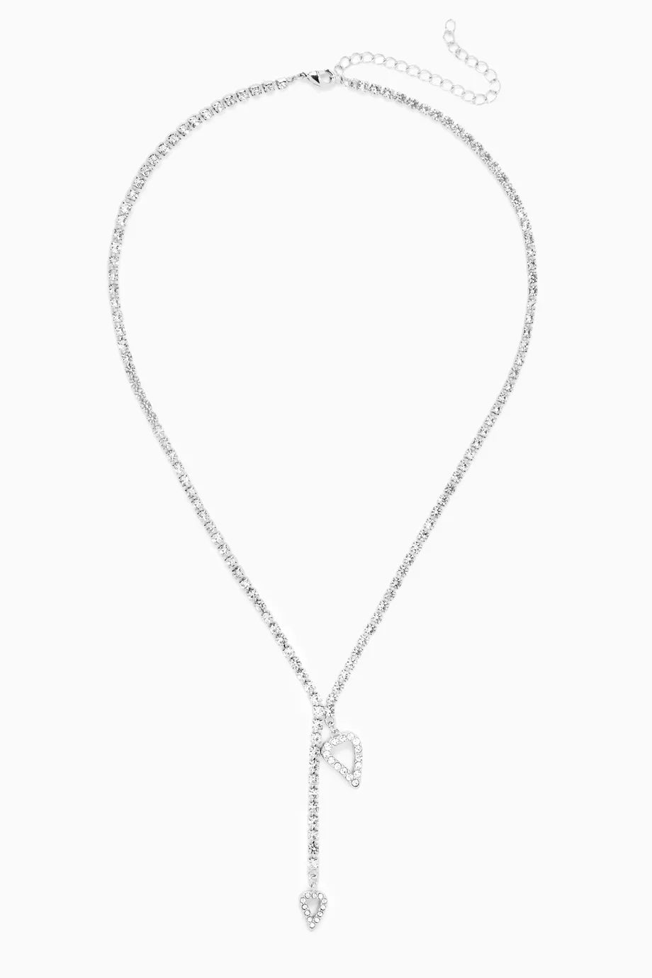 Double Flow Crystal Necklace - Basliq