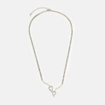 Enamel twin necklace - Basliq