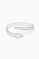 Double Flow Crystal Bangle - Basliq