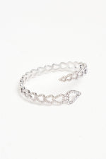 Double Flow Crystal Bangle - Basliq